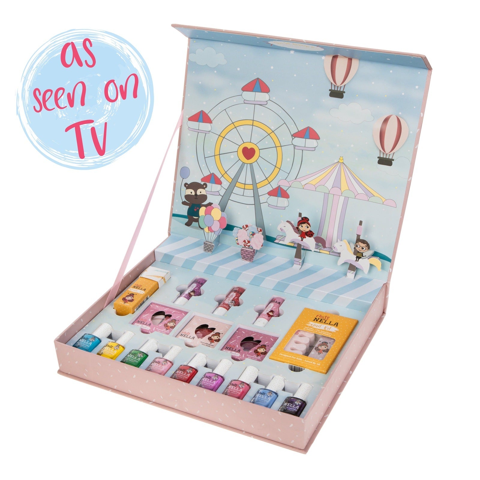 Pop-Up Suitcase: Kids' Beauty Haven Set